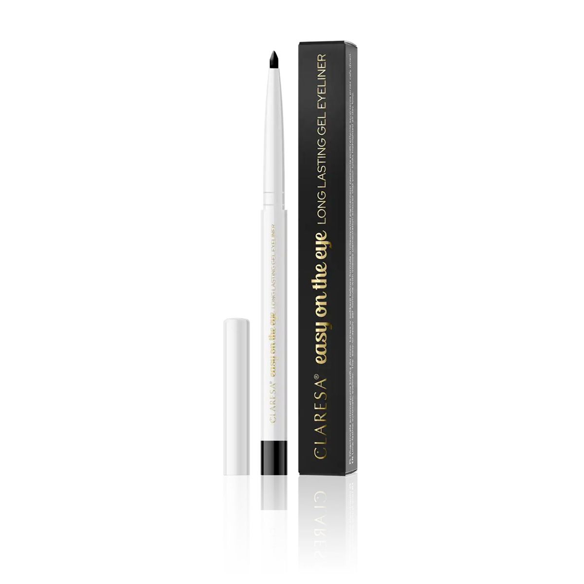 Claresa Claresa leicht auf dem Auge langlebig gelegene Gel Eyeliner 01 Black Tulip