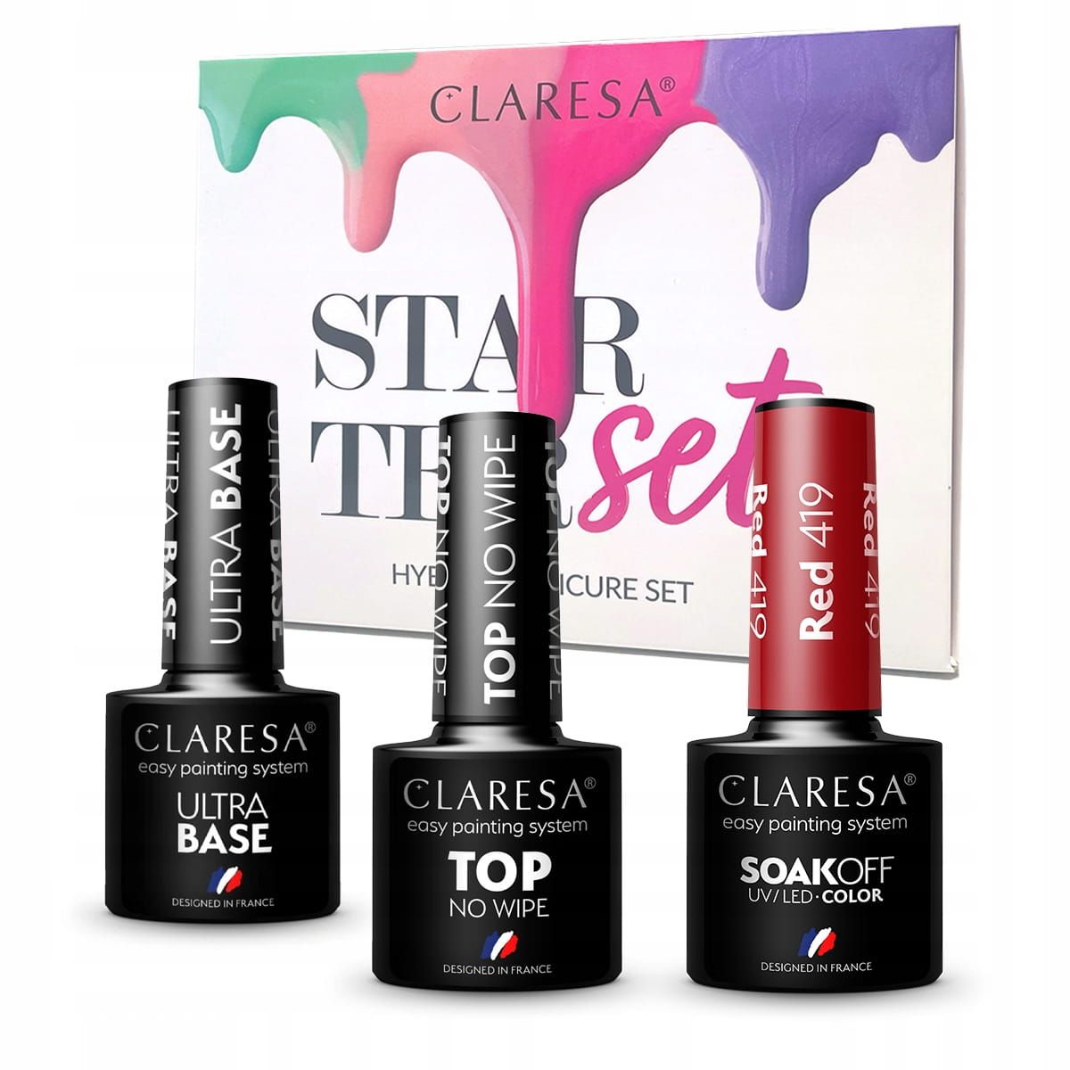 Claresa Claresa Starter Set Gellak ohne Lampe