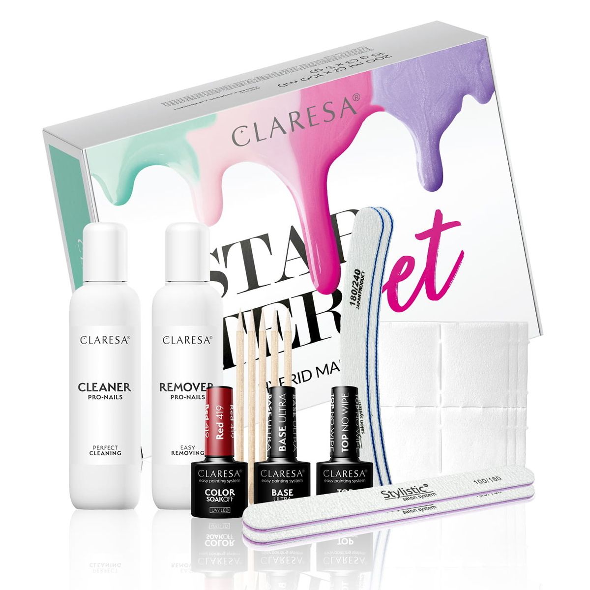 Claresa Claresa Starter Set Gellak ohne Lampe