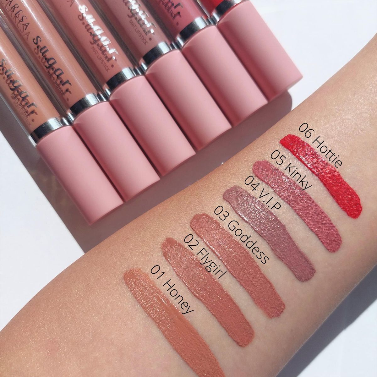 Claresa Claresa Matte Liquid Lipstick S.U.G.A.R. 04 VIP 5ml