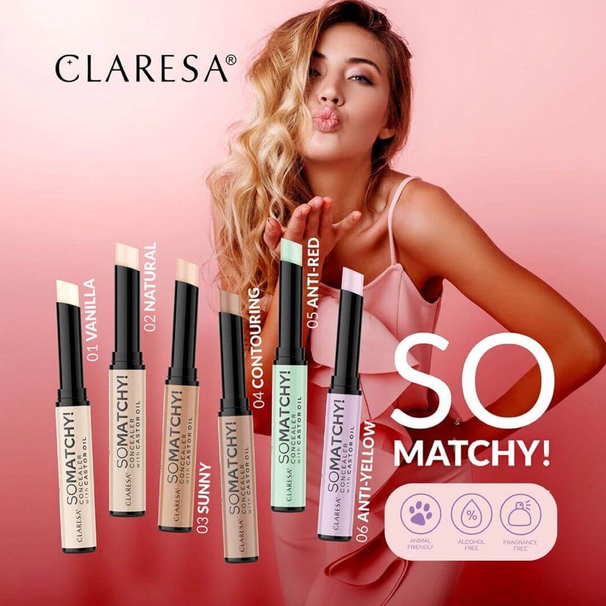 Claresa Claresa so Matchy! Concealer Cover Stick 03 Sunny 3gr.