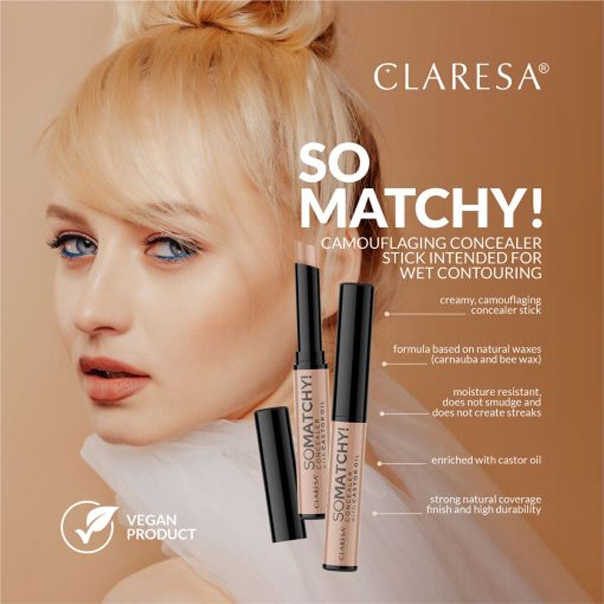 Claresa Claresa so Matchy! Concealer Cover Stick 04 Contouring 3gr.