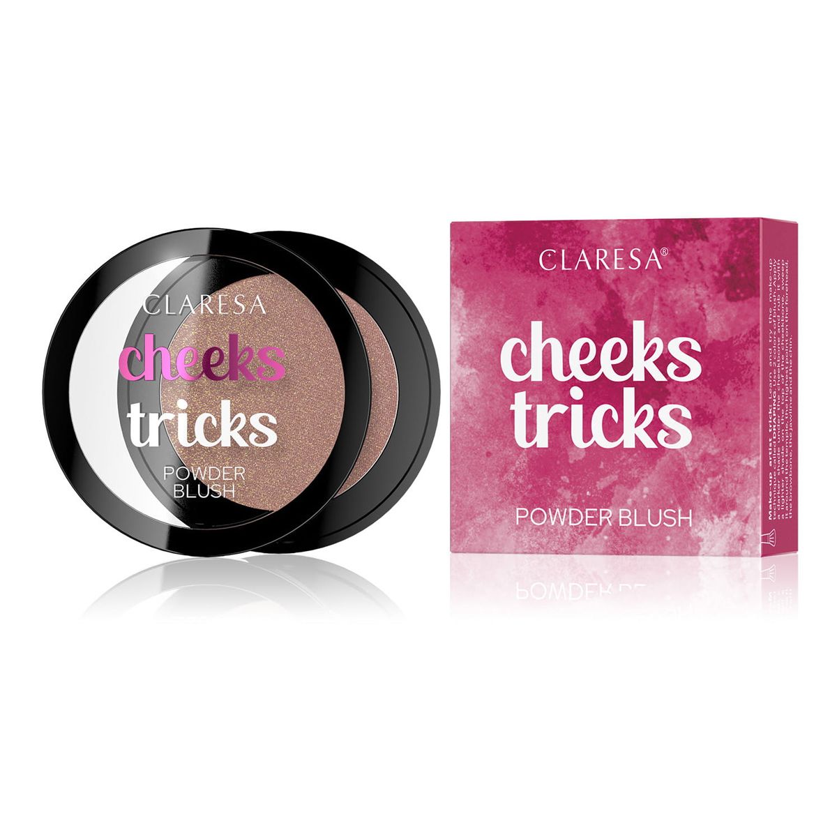 Claresa Claresa Wangen Tricks Pulver Blush 05 Secret 4gr.