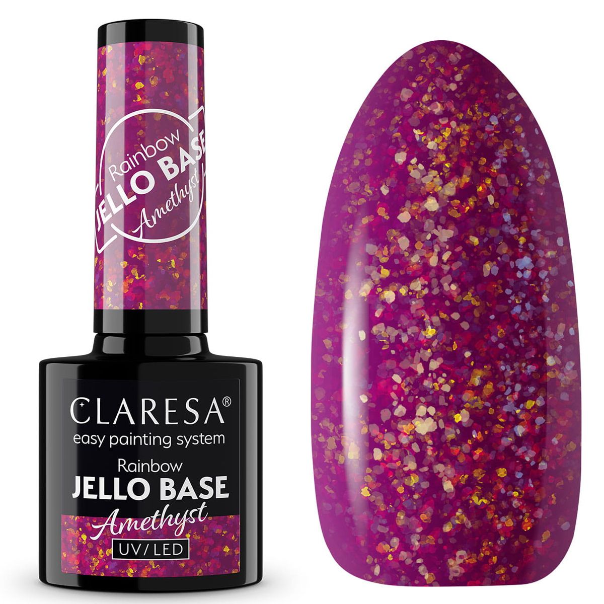 Claresa Claresa Rainbow Jello Basismantel Amethyst 5ml