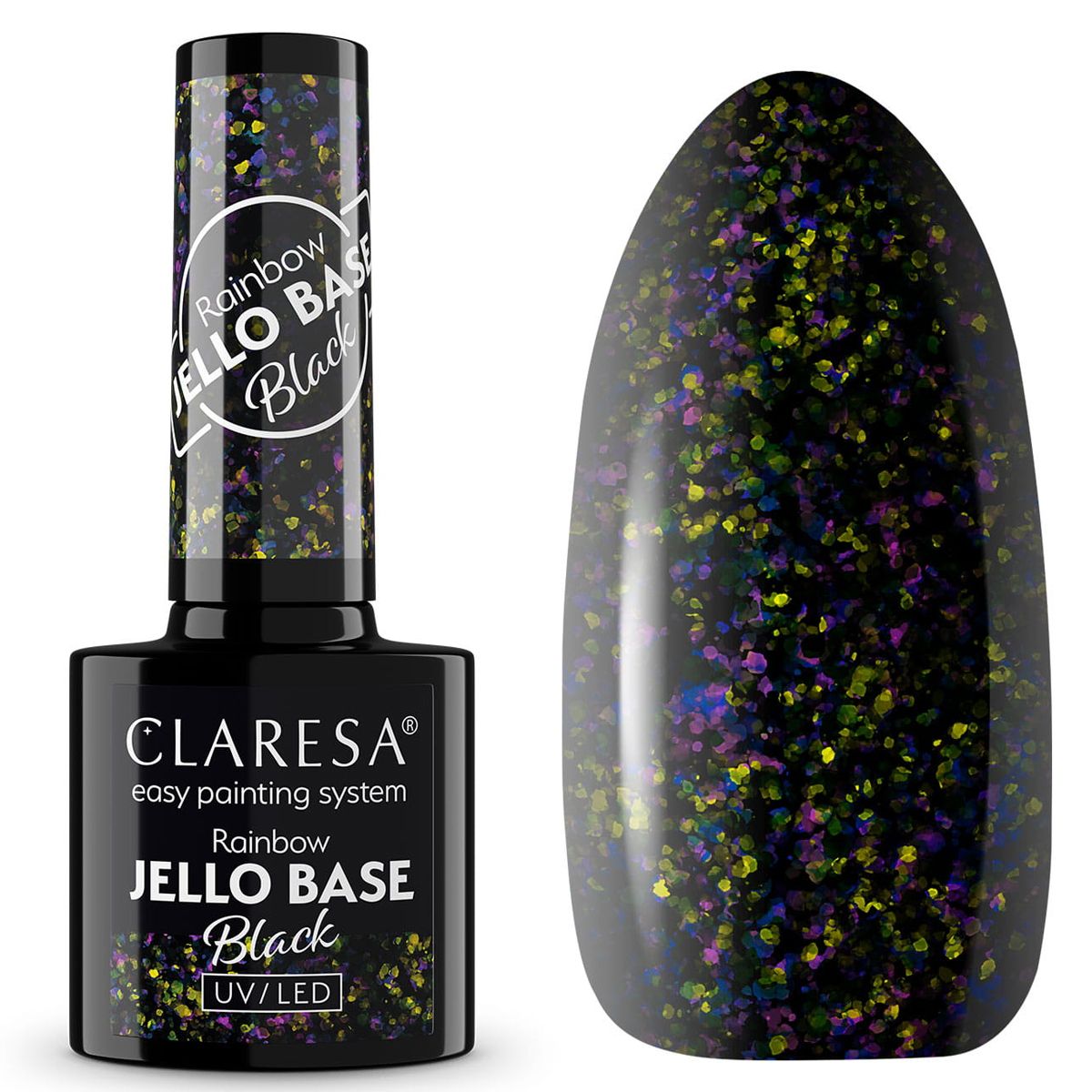 Claresa Claresa Rainbow Jello Basis Mantel schwarz 5ml