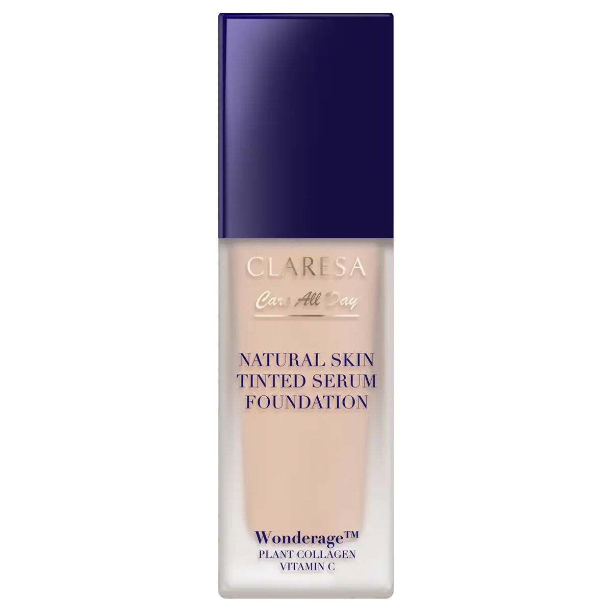 Claresa natürliche Haut getöntes Serumfundament 1c Licht cool 32ml