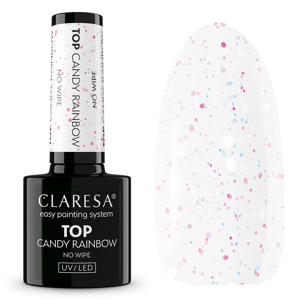 Claresa Deckmantel Keine Wisch -Süßigkeiten Regenbogen 5ml
