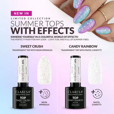 Claresa Decklack kein Wischtisch -Sweet Crush 5ml
