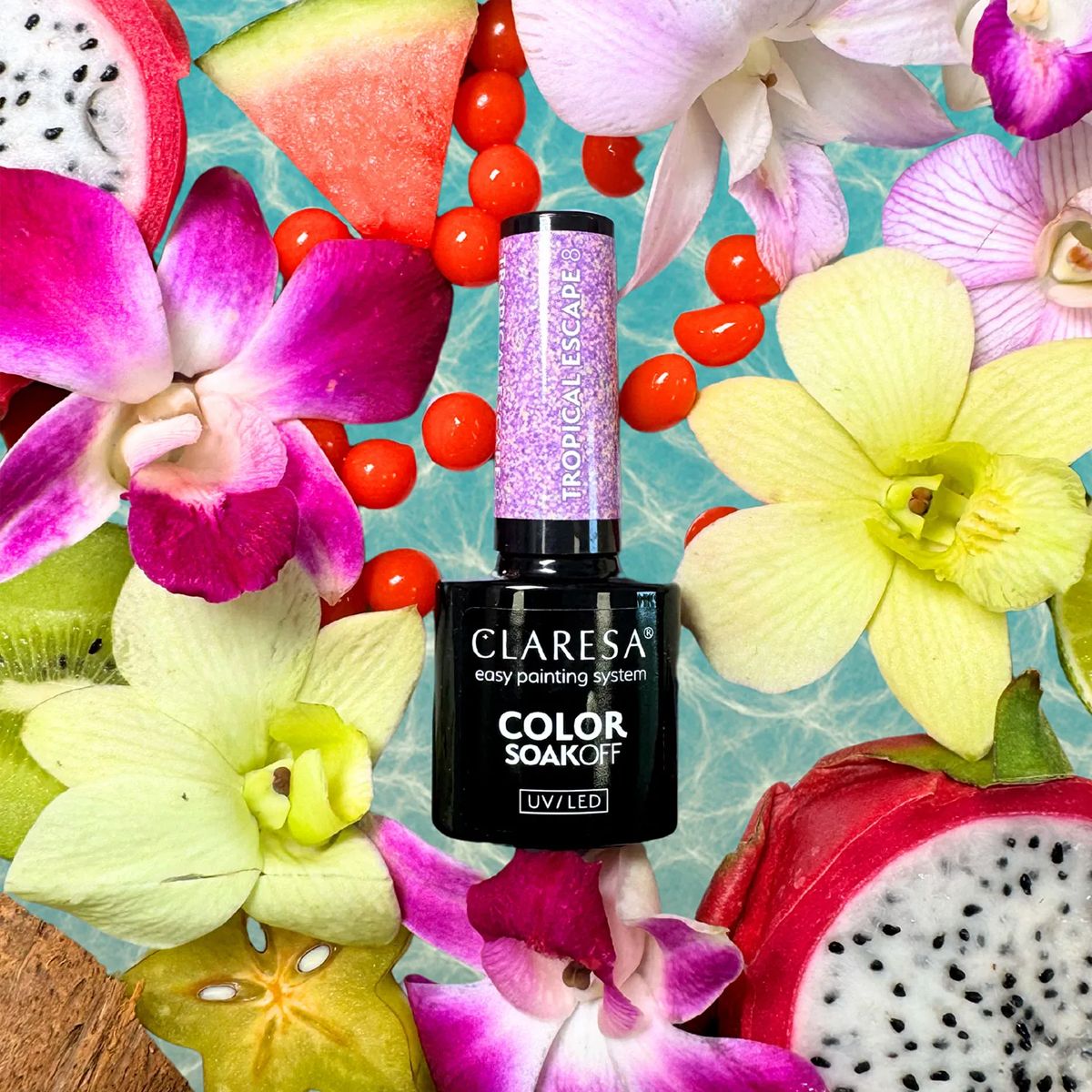 Claresa UV-LED-Gel-Nagellack, 5 ml, Tropical Escape 8