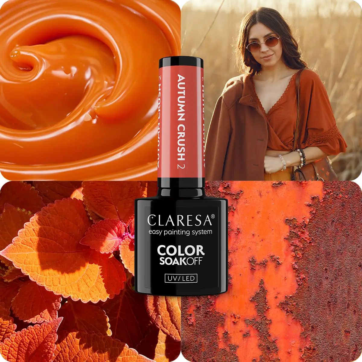 Claresa UV-LED-Gel-Nagellack, 5 ml, Autumn Crush 2