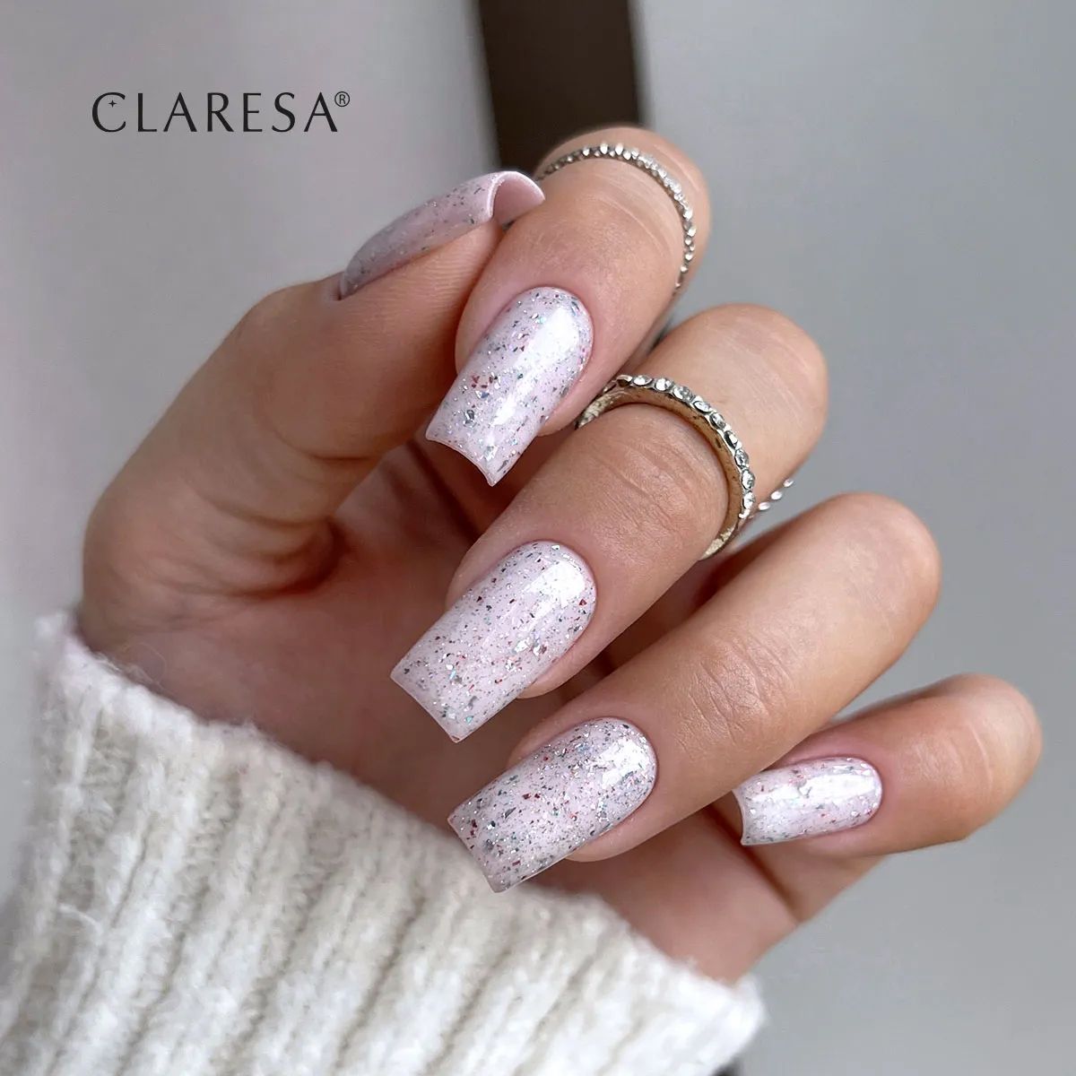 Claresa Top Coat, nicht abwischbar, Ice Disco, 5 ml