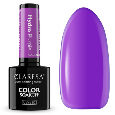 Claresa UV-LED-Gel-Nagellack, 5 ml, Farbalchemie – Hydroviolett