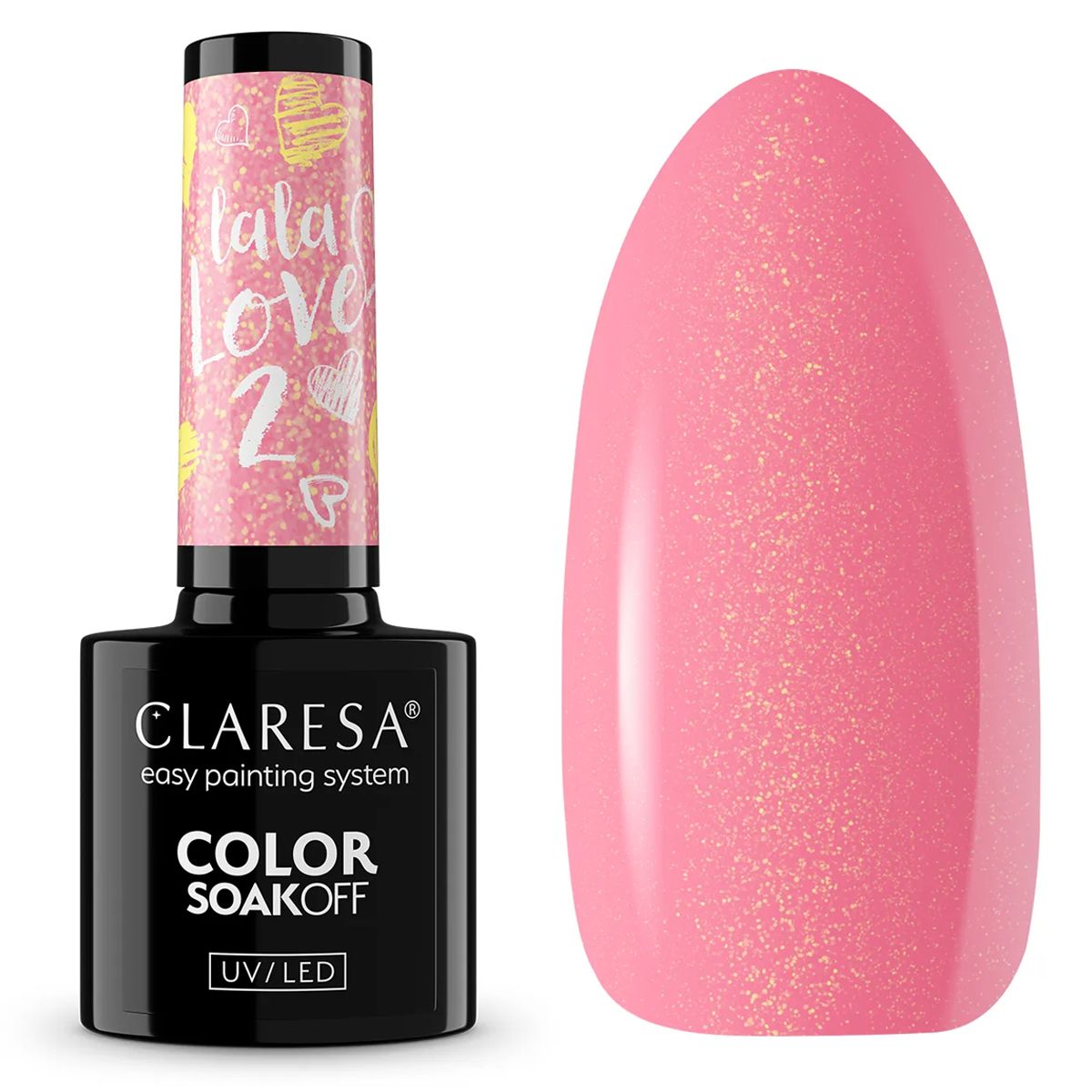 Claresa UV-LED-Gellack 5 ml La La Love 2