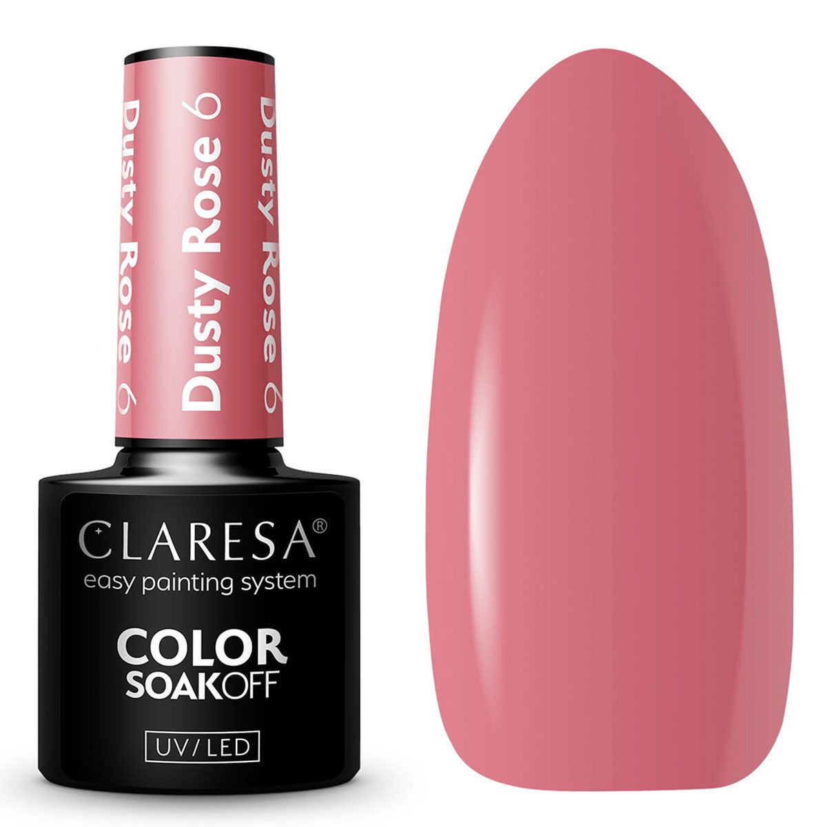 Claresa Claresa UV Led Gellak 5ml Dusty Rose 6