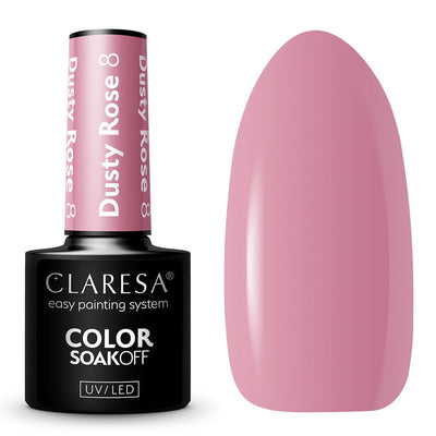 Claresa Claresa UV Led Gellak 5ml Dusty Rose 8