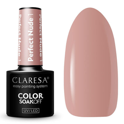 Claresa Claresa UV LED GELLAK 5ML Perfekter Nackt 1