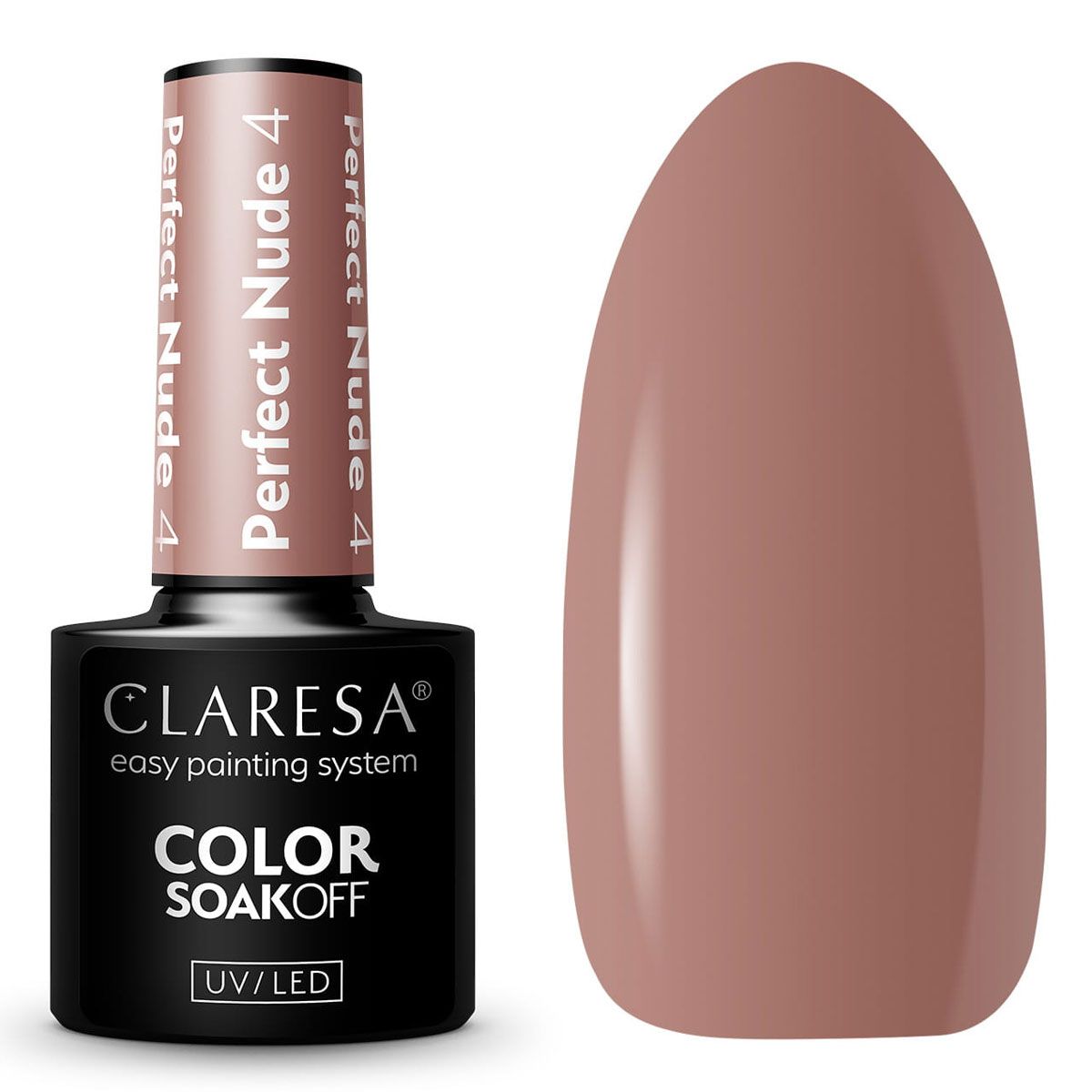 Claresa UV LED GELLAK 5ML perfekter Nackt 4