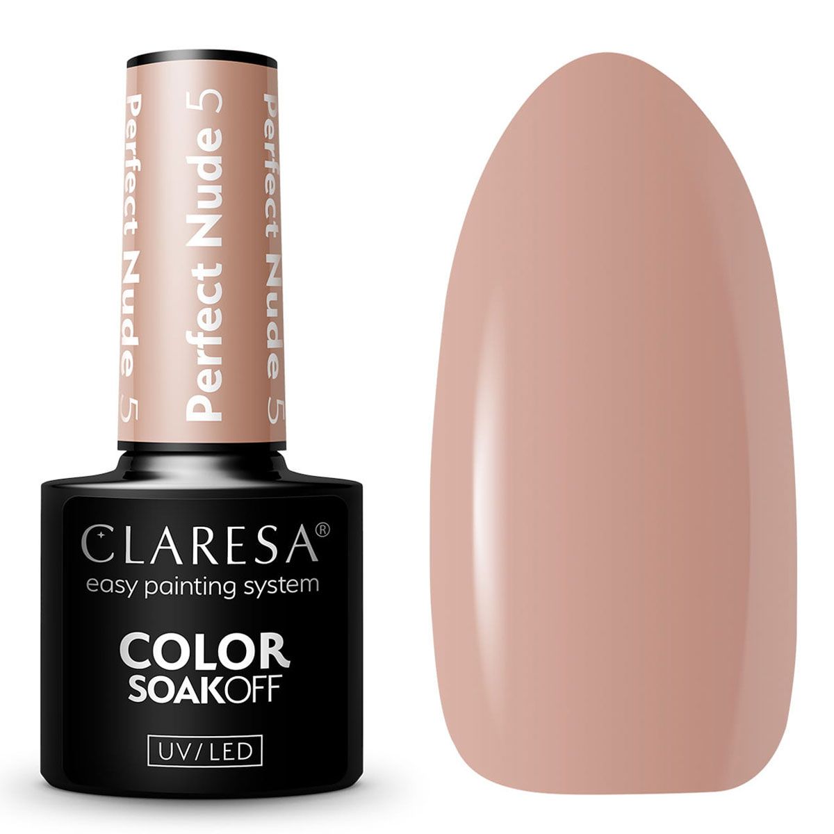 Claresa Claresa UV LED GELLAK 5ML Perfekter Nackt 5