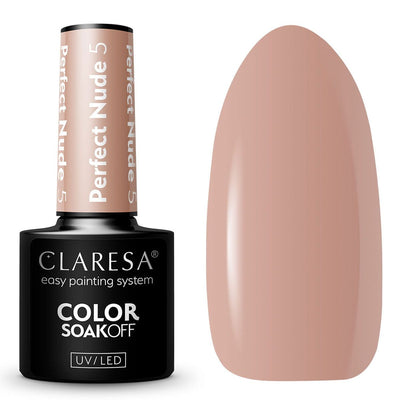 Claresa Claresa UV LED GELLAK 5ML Perfekter Nackt 5