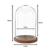Clayre Eef Clayre EEF 6gl1945 Stolp transparent 17x25 cm