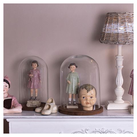 Clayre Eef Clayre EEF 6gl1945 Stolp transparent 17x25 cm