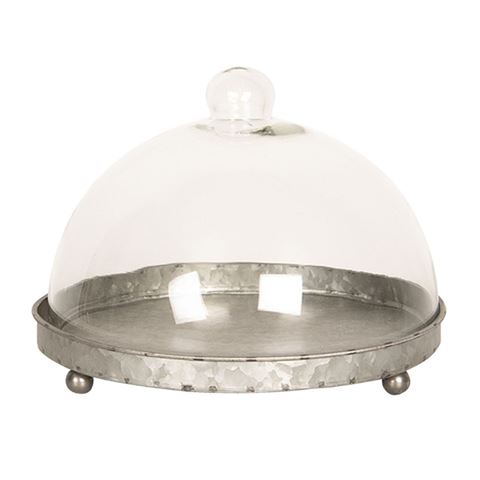 Clayre Eef Clayre EEF Stolp 6gl2491 Grau transparent 21x15 cm