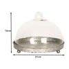 Clayre Eef Clayre EEF Stolp 6gl2491 Grau transparent 21x15 cm