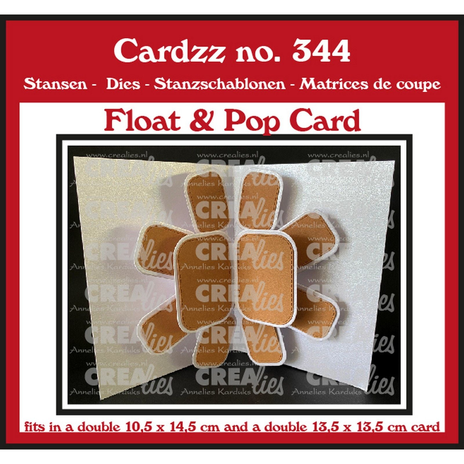 Crealies • Cardzz Float- und Pop-Up-Karte