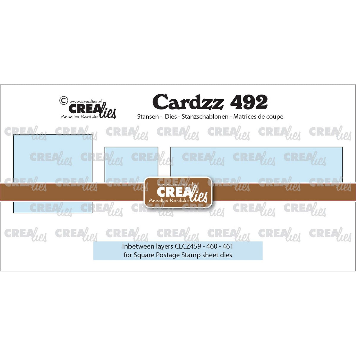 Crealies • Cardzz sterben 3x Zwischenschicht für clcz459, clcz460, clcz461