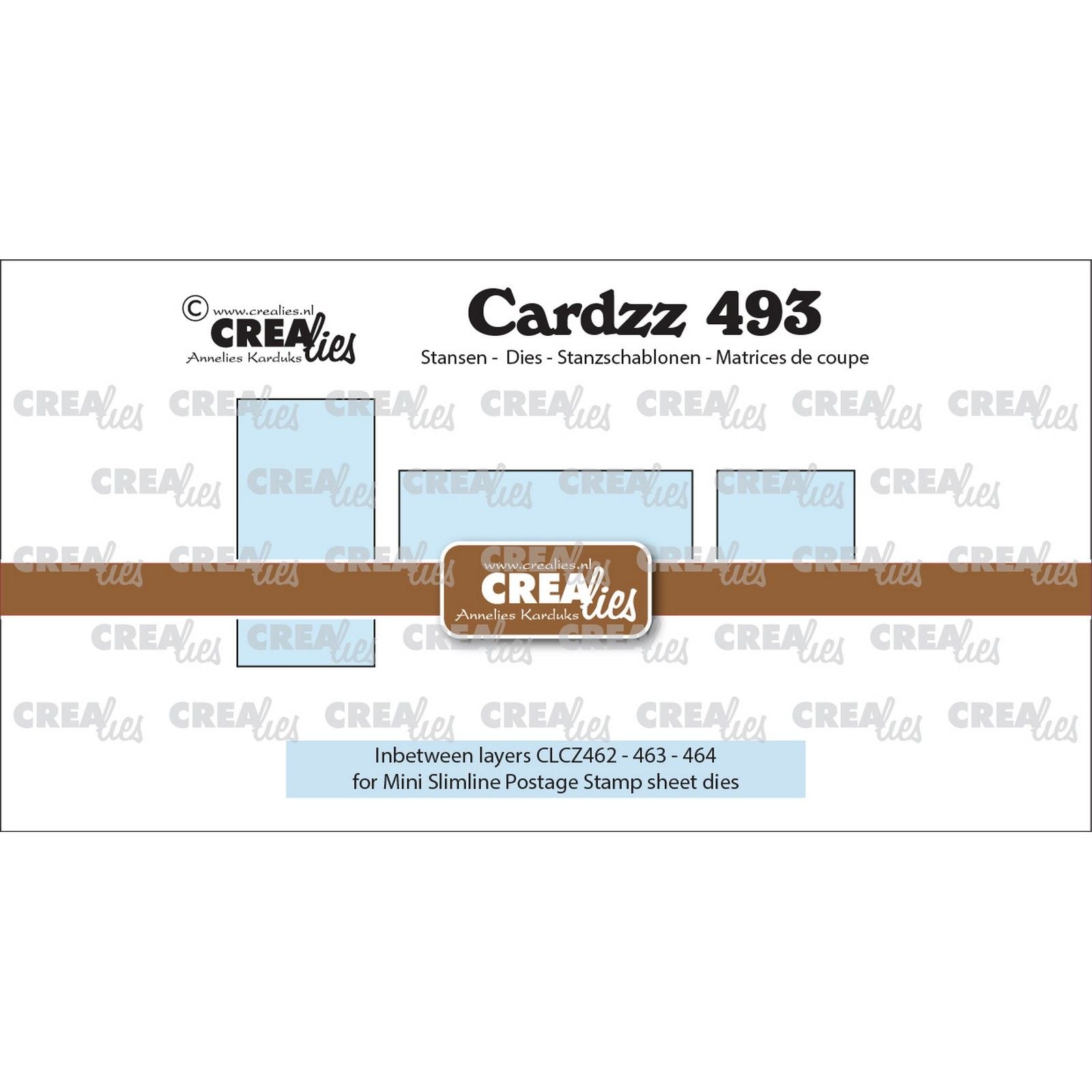 Crealies • Cardzz sterben 3x Zwischenschicht für clcz462, clcz463 clcz464