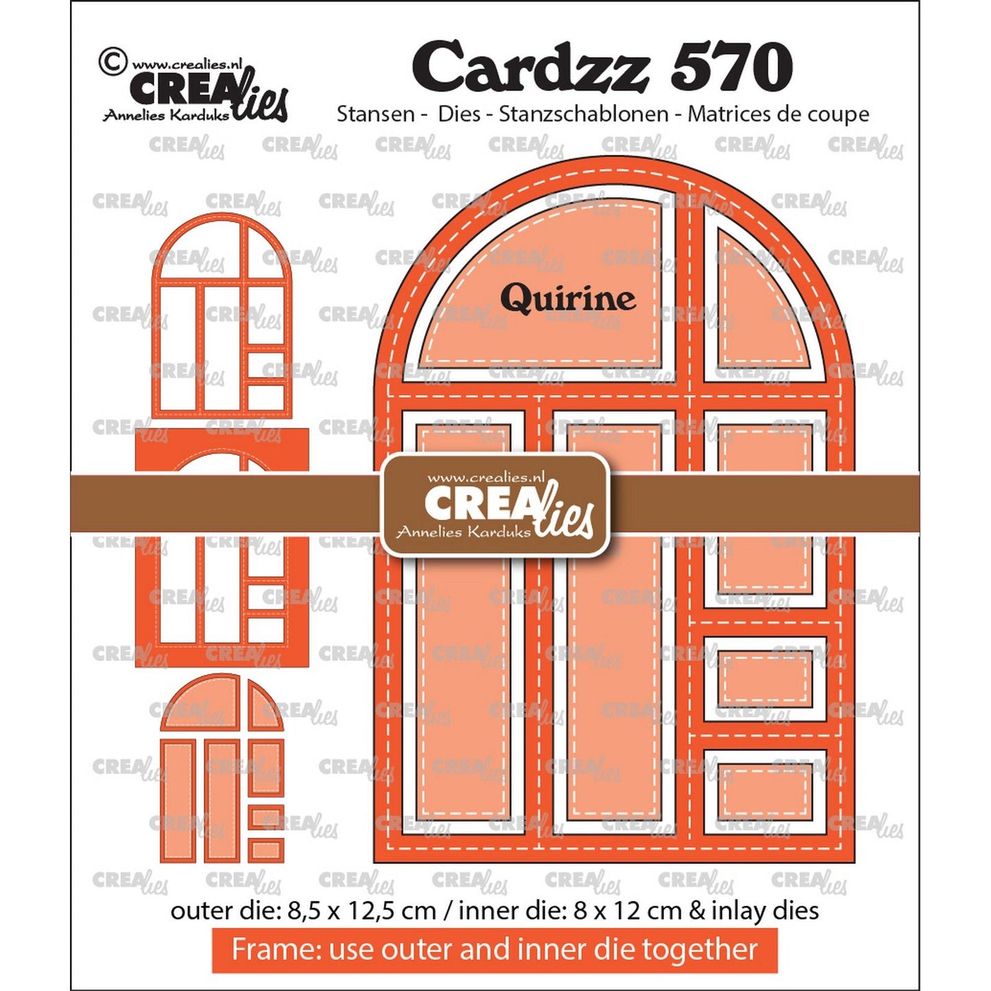 Crealies • Cardzz-Rahmeneinlage aus Quirin