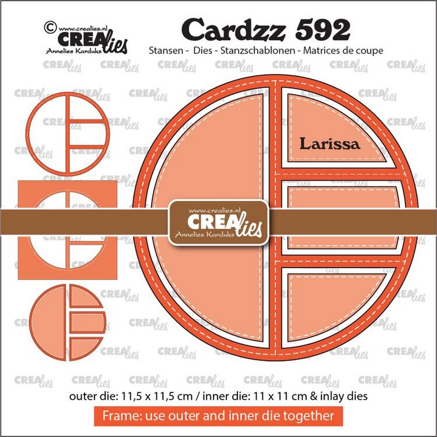 Crealies • Cardzz-Rahmeneinlage Larissa