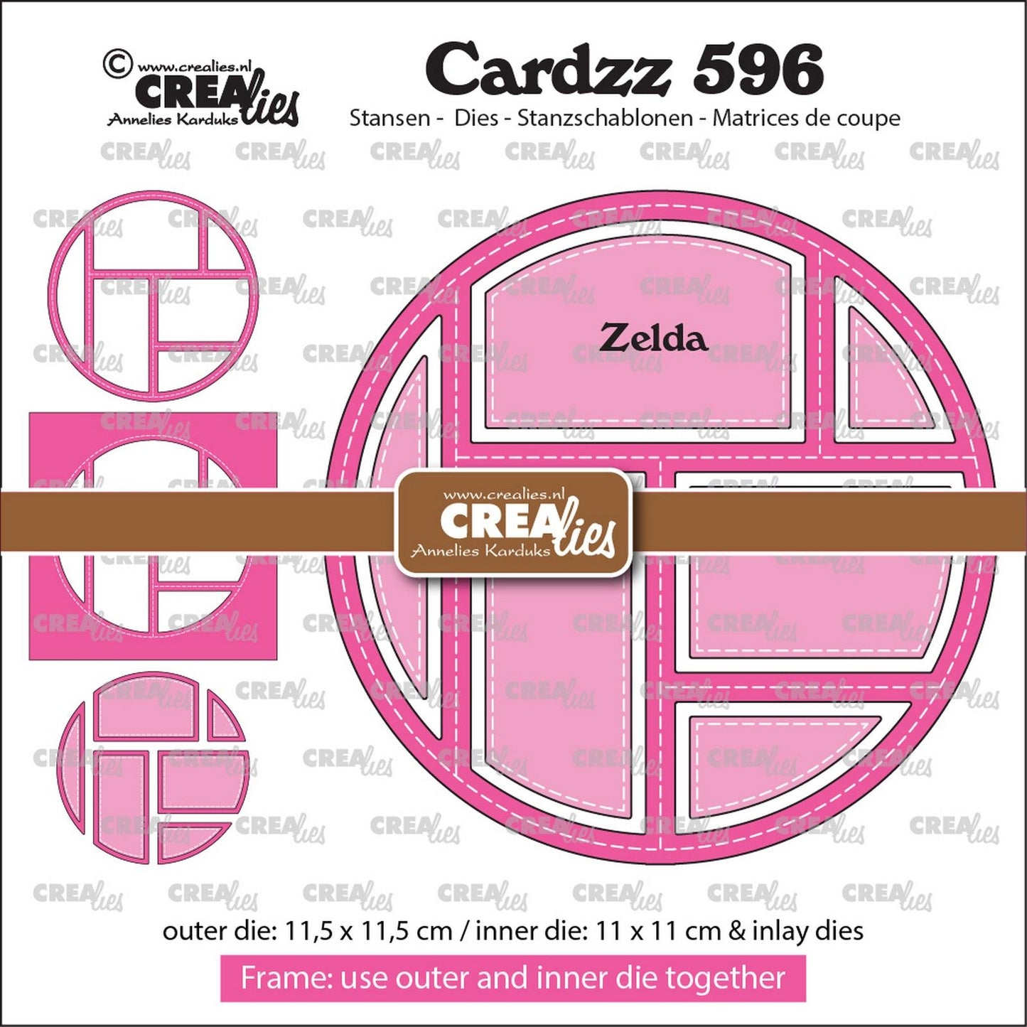 Crealies • Cardzz Frame Inlay Zelda (6 Panels)