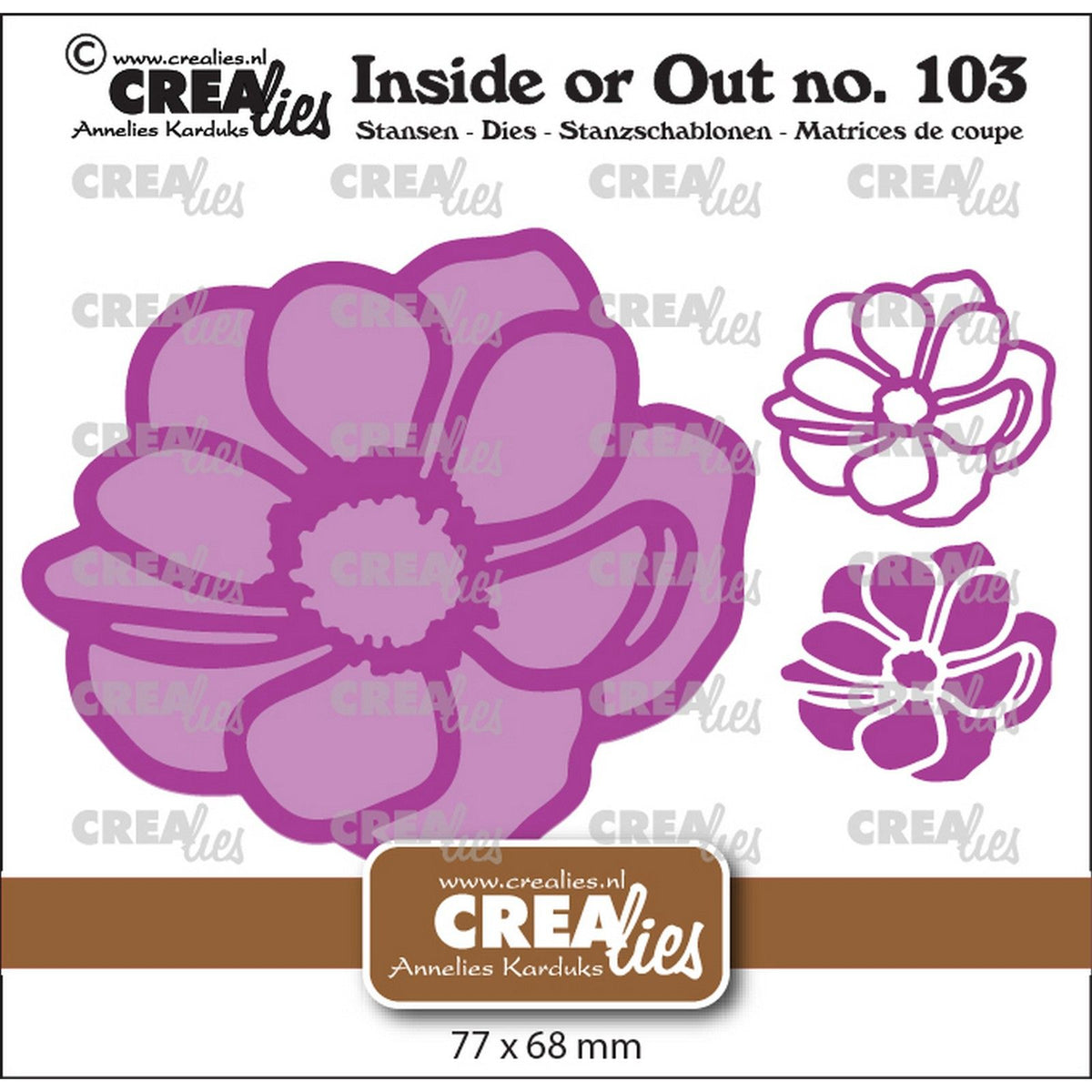 Crealies • Innen- oder Außenanemone groß
