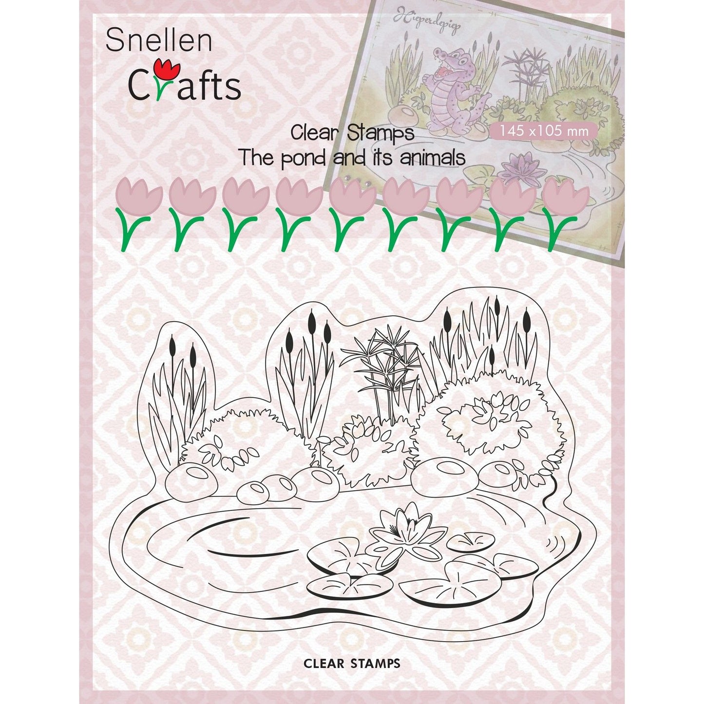 Nellies Wahl • Snellen Crafts Pond-Life Clear Stamp Pond