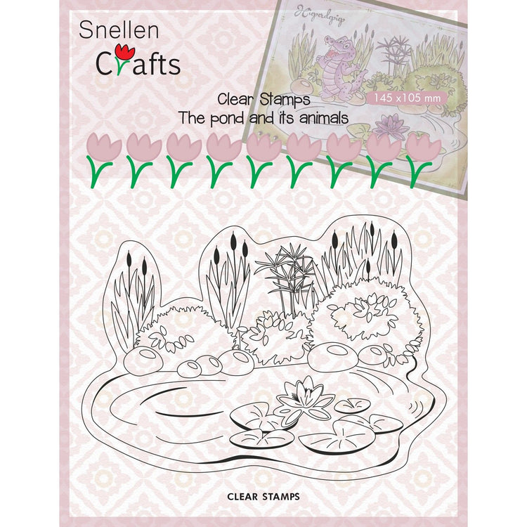 Nellies Wahl • Snellen Crafts Pond-Life Clear Stamp Pond