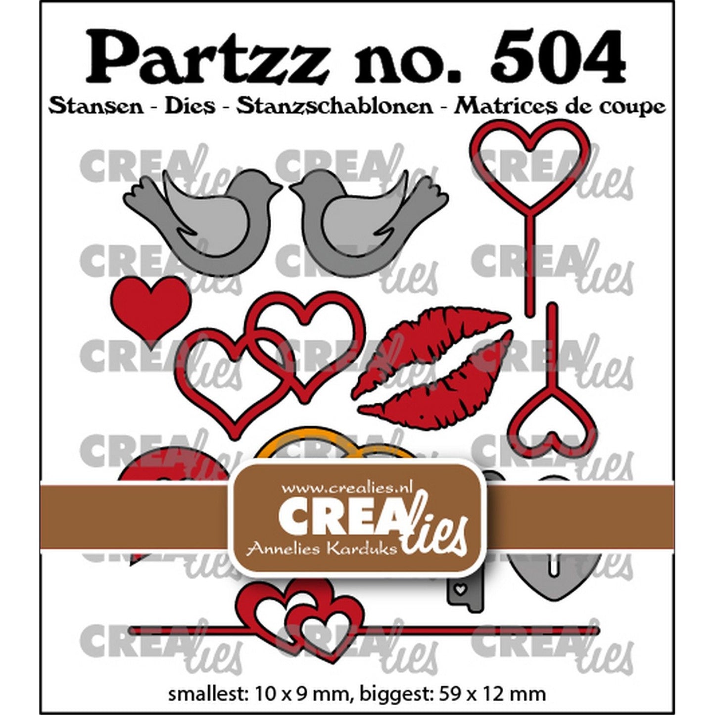 Crealies • partzz die mini love