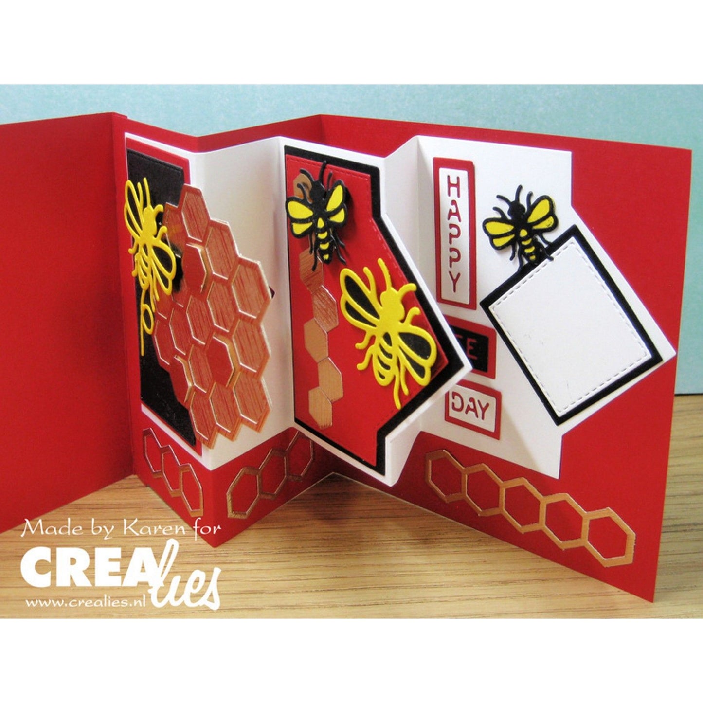 Crealies • partzz Schneideformen Bienen klein und mittel