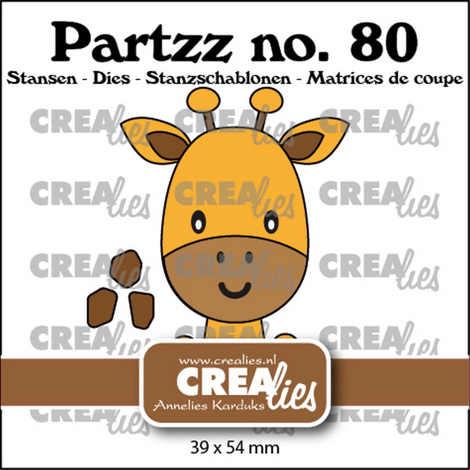 Crealies • partzz Giraffe