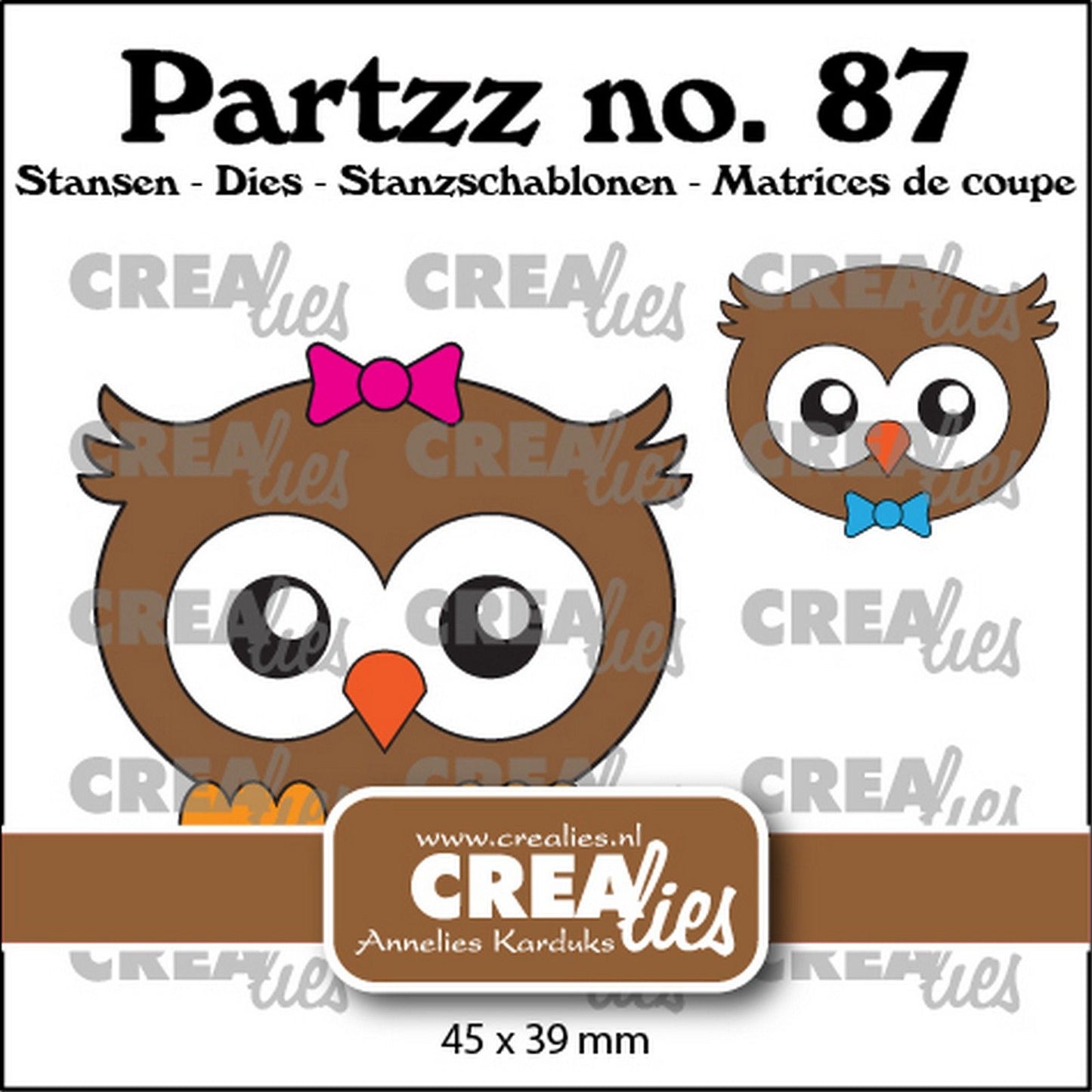 Crealies • partzz Eule