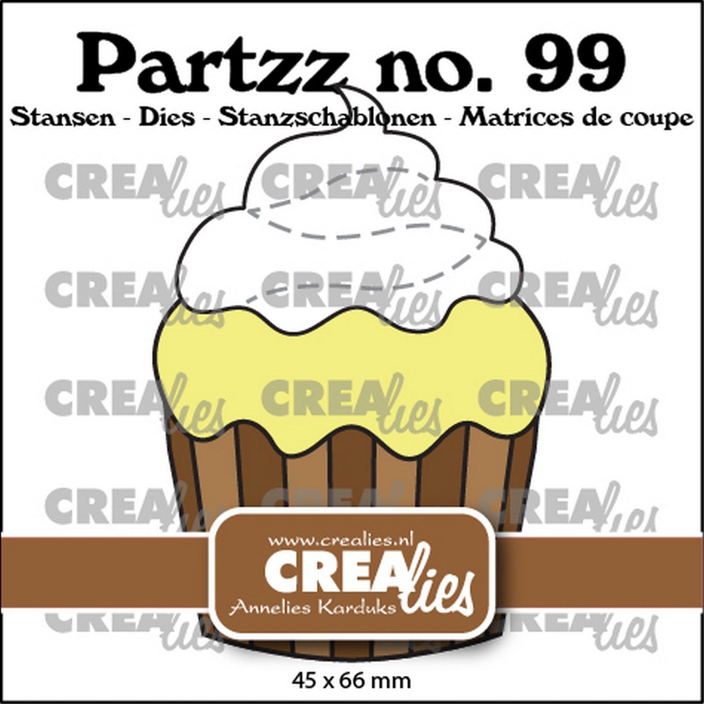 Crealies • partzz Cupcake groß