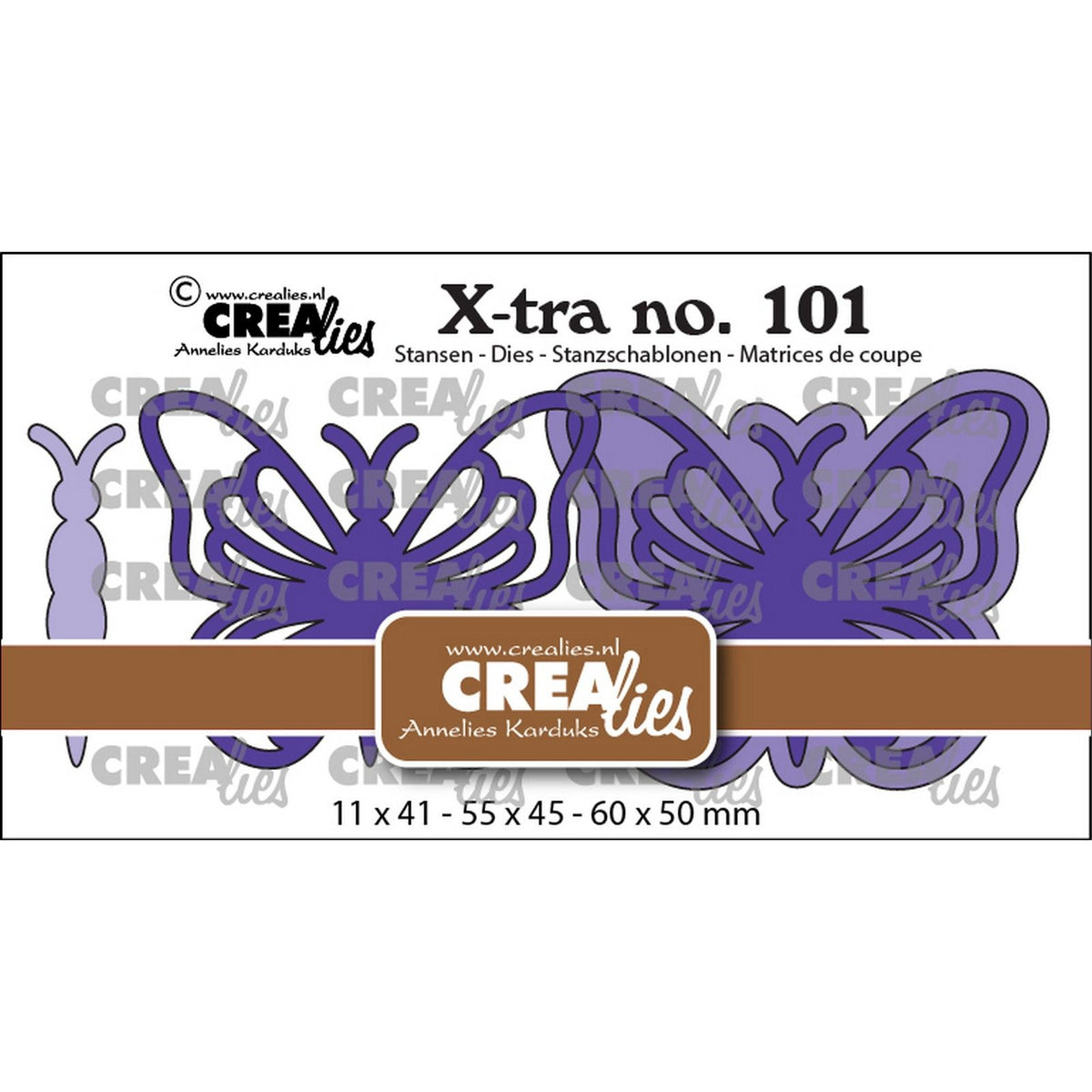 Crealies • Schmetterlings-Stanzform, extra groß