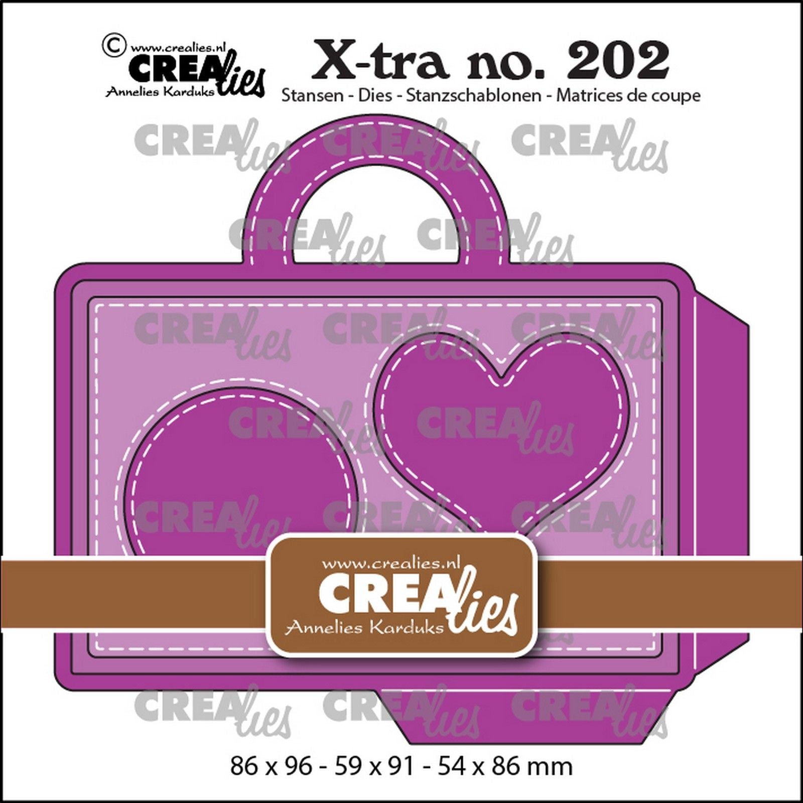 Crealies • xtra verschenkt eine Geschenkkartentüte