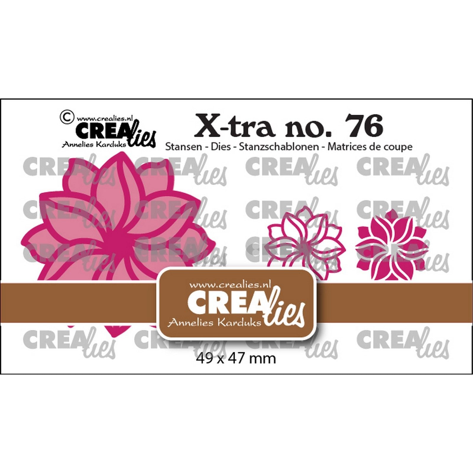 Crealies • Xtra Fantasieblume klein
