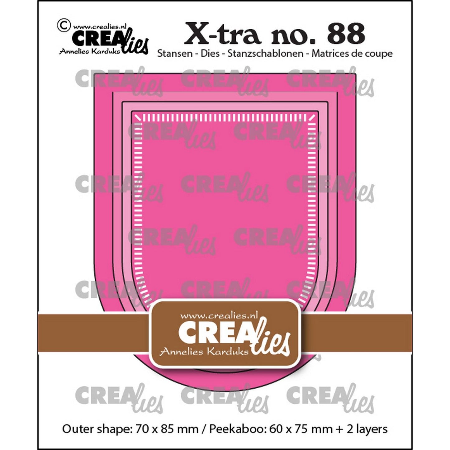 Crealies • Xtra-Peek-a-Boo-Rückwärtsbogen