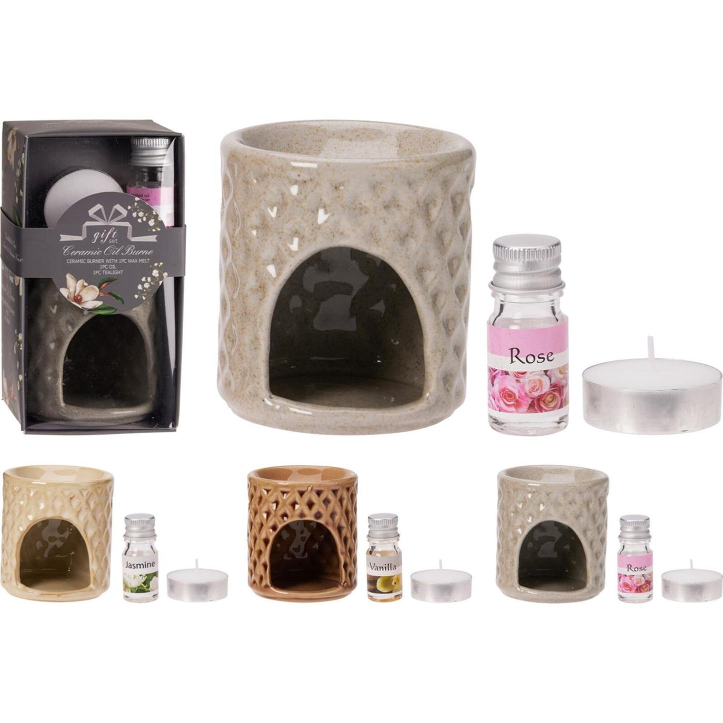 Home-Styling-Ölbrenner-Set 3-teilig