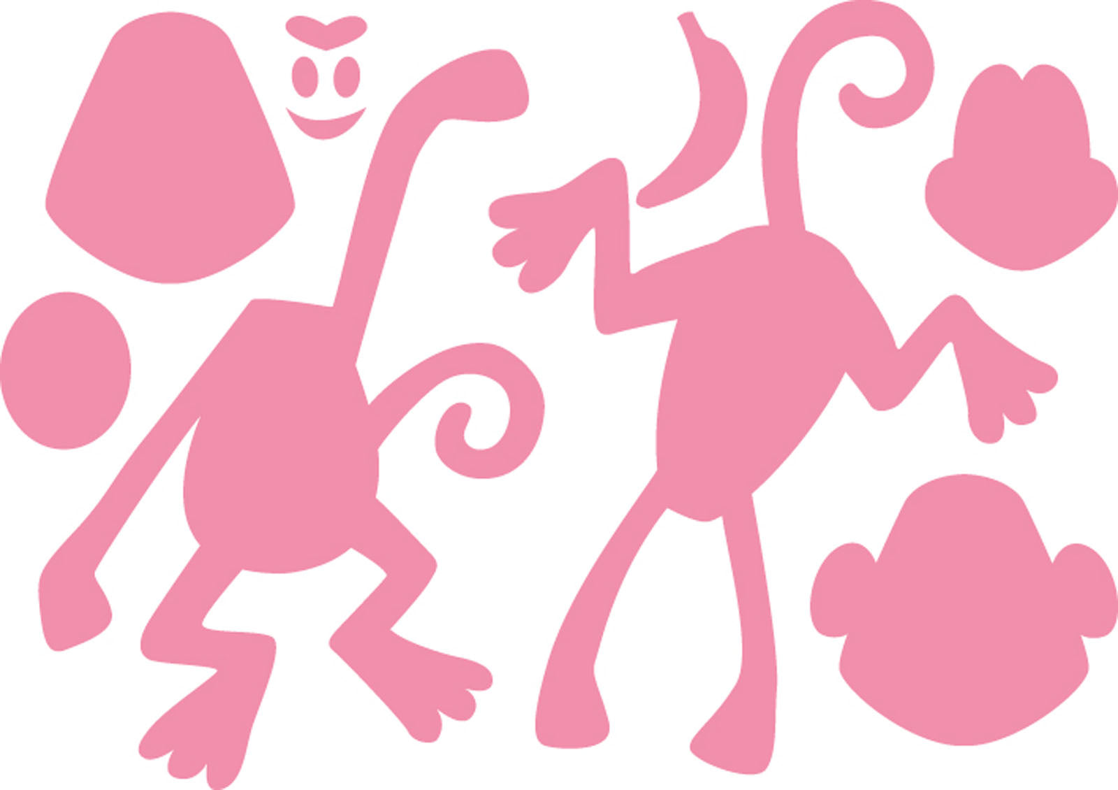 Marianne Design • Sammlerstücke, Stanz- und Prägeschablone, Elines Affe