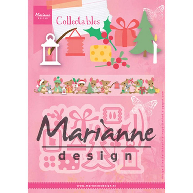 Marianne Design • Sammlerstücke, Prägeschablone, Elines Weihnachtsdekoration
