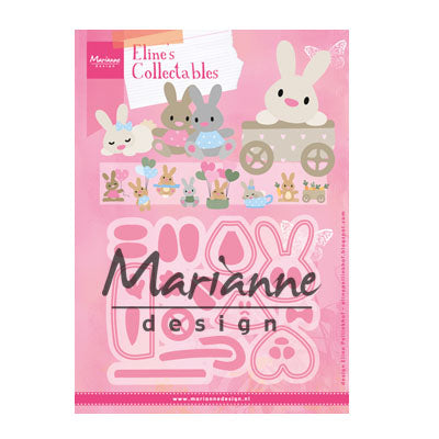 Marianne Design • Sammlerstücke, Stanz- und Prägeschablone, Elines Baby-Kaninchen