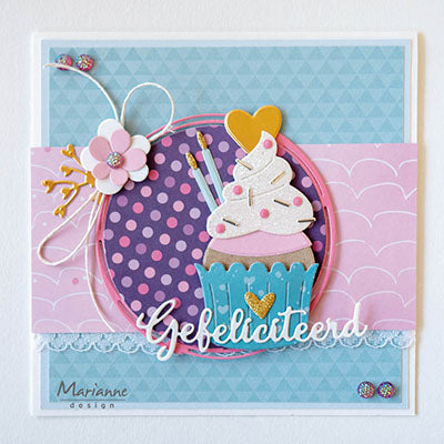 Marianne Design • Sammelobjekte zum Schneiden und Prägen von Cupcakes von Marleen